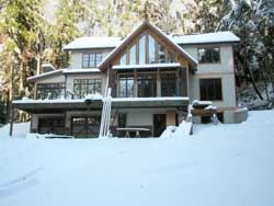 The house in late December